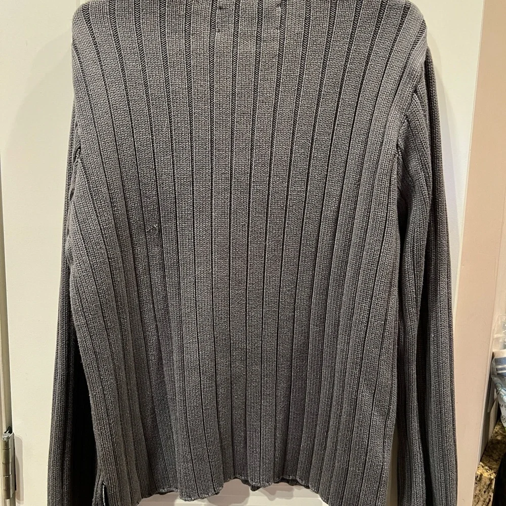 Abercrombie & Fitch Gray V-Neck Sweater Sz XL